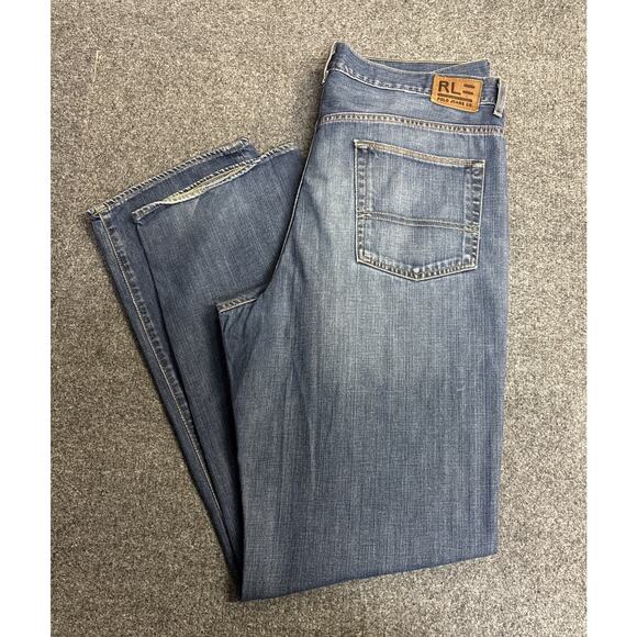 Ralph Lauren Polo Jeans Co Mens 38x36 Relaxed Straight Leg Hayden Jeans - Picture 1 of 9